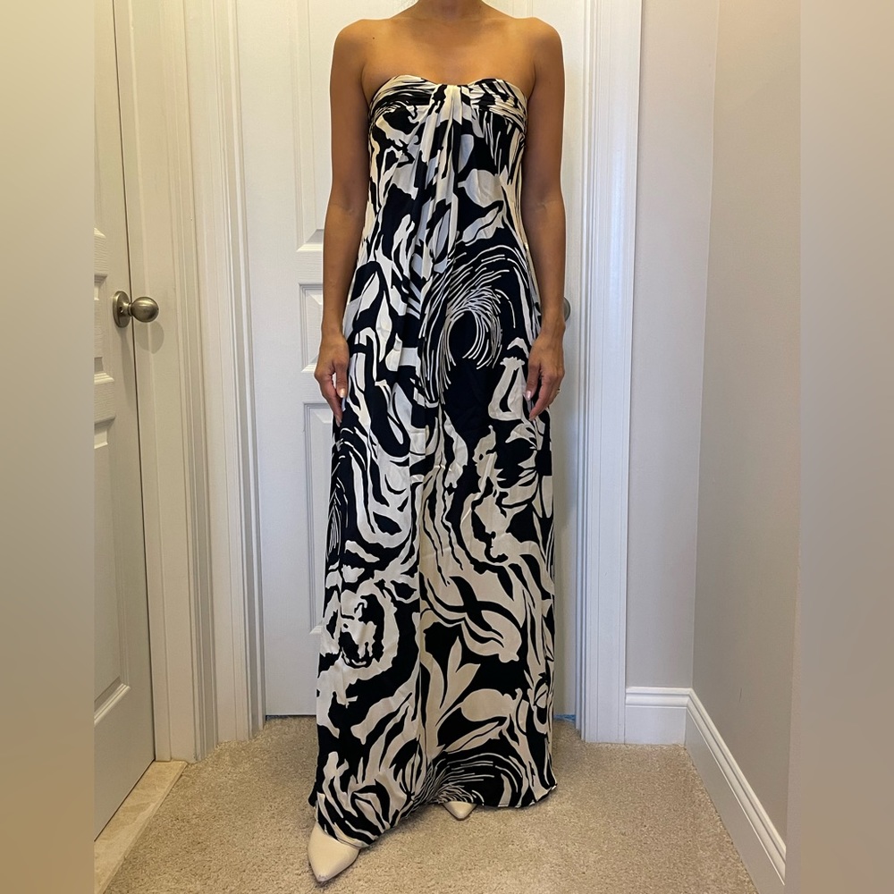Badgley Mischka Silk Gown